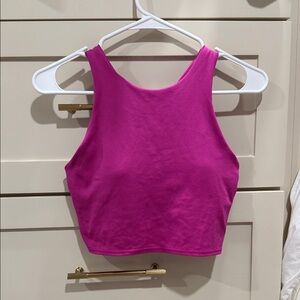Athleta Women’s Fuchsia Cropped Tank Top
